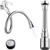 BSITSSS Prolunga Rubinetto 30cm 22mm, Acciaio Inox 360 Gradi Flessibile Rubinetto Cucina Per Cucina E Bagno, Con 1PCS 24mm Filtri Rubinetti Lavandino