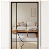NUTKIT Zanzariera Magnetica, 90x200CM, Apertura Laterale Unica, Rete Fine | Calamita Resistente, si Chiude da Sola, Barriera Anti-Zanzare e Insetti, per Balconi, Camere da Letto e Porte Scorrevoli-Nero