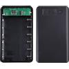 BAIRU 6x18650 Batteria Power Bank - Caso di stoccaggio, caricatore del telefono cellulare scatola batteria Shell Holder A6 Display LCD