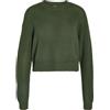NOISY MAY NMMaysa L/S O-Neck Knit Noos Donna Maglione Verde Oliva 50% Cotone, 50% acrilica Regular