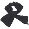 MFH Unbekannt Sciarpa di Pile, 160 x 25 cm, Colore: Nero