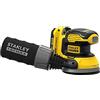 Stanley - FatMax STANLEY FATMAX V20 Levigatrice roto-orbitale batteria, 18V, SFMCW220D1S-QW | Include batteria 2.0Ah, caricabatterie e borsa morbida, sistema di raccolta polvere, interruttore a tenuta di polvere