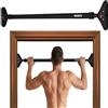 SQUATZ Sbarra Trazioni Porta Pull Up Bar Regolabile 75-94 cm senza Trapano | Barra per Trazioni con Livella Integrata | Bloccaggio Triplo | Impugnature Antiscivolo | Fino a 200 kg | Pieghevole