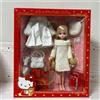 TAKARA TOMY Licca-chan Hello Kitty 45th Anniversary Collaboration Doll White Dress Set