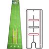 predolo Set da Allenamento per Putting Golf con Tappetino E Specchio di Allineamento, Adatto per Uso Interno Ed Esterno, Ideale per Casa, Ufficio E Viaggi.