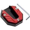 PENCHEAK Base Pad con clip Fit | Ingranditore del piede del cavalletto della lega di alluminio per le aree del terreno di parcheggio del fango della sabbia