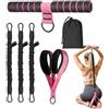 Générique Fascia Di Resistenza A Pedale Kit Attrezzature Per Esercizio Elastico | Bande elastiche da yoga Pedale rimovibile per stretching per pilates rinforzo fisico allenamento casa e ufficio