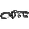 OSALADI Clip per Immersioni Subacquee in Acciaio Inox Nero per Tubo Bassa Pressione | Fissaggio Rapido e Sicuro, per Snorkeling e Fotografia Subacquea, Adatto a Istruttori e Praticanti