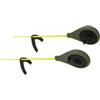 ECMQS Set ingranaggi con profilo tascabile compatto | Twin Rod Pack, corpo in ABS, formato Grab and Go, studenti all'aperto