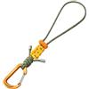 PENCHEAK Clip portabottiglie con passante per il collo in paracord | Nylon Paracord Loop Holder con moschettone in alluminio per cinghie zaino escursionismo viaggio Carry Gear