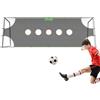 Generic Rete da lancio per calcio, attrezzatura da allenamento | Foro 1/3/5 per pratica nel cortile del giardino del parco giochi