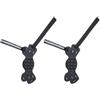 Generic Ramponi Spikes Grip per Strada Invernale Montagna | Chiodi antiscivolo a 9 artigli per strada di montagna invernale, installare ramponi con impugnatura