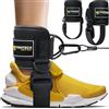 FIGHTECH Cavigliere con Attacco a Cavo per Palestra, cavigliere Imbottite per Glutei e Allenamento delle Gambe