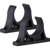 TOYANDONA 2 Pezzi Clip Porta Pagaia per Kayak, Plastico Nero | Accesso Rapido senza Mani, Installazione Semplice, per Bordo Kayak e Attività All'aperto