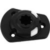 YARNOW Base Telecamera per Kayak con Vite, Supporto ABS Nero per Pesca | Base a Tre Fori a Ventaglio, Montaggio su Guida, per Kayak e Gunwale di Canoe, Uso in Rafting
