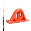Generic Supporto per canna da pesca da parete, senza trapano, in silicone | Supporto verticale per canna da pesca per garage, balcone, soggiorno, appartamento, padre, marito