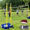 GENERIC Pali Da Pallavolo/badminton - Sistema Di Rete Per Pallavolo E Badminton Per Scuole E Sport | Pacchetto 2 In 1 Migliorato 2026 | Regolazione Rapida Dellaltezza E Base Con Ruote | Per Famiglia,