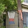 Generic Canestro da basket da esterno, montaggio a parete regolabile in altezza, porta da basket per interni/esterni, include rete per pareti, alberi, balaustre, durevole e facile da installare