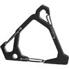 Generic Heavy Duty moschettone clip Heavy Duty metallo bloccaggio portatile | Moschettone Gear Clip e gancio per la sospensione di oggetti pesanti per escursioni zaino in spalla pesca caccia arrampicata