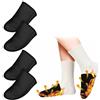 Myluatye 2 Paia Scaldapiedi Termici in Neoprene,Neoprene Stivaletti Scaldapiedi, Scaldino per Piedi,per Ciclismo, Corsa, Escursionismo