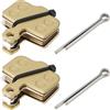VGOL 2 Paia Di Pastiglie Freno Metalliche Per Monopattini Elettrici 17x30mm Compatibile Con Nutt
