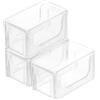 USHOBE 3 Pezzi Porta Gesso da Biliardo in Acrilico, Cubo Moderno | Protezione Antiurto, Facile da Trasportare, per Punte Stecca e Gesso, Visibilità Immediata del Livello