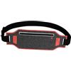 Generic Marsupio da Corsa Marsupio Sportivo in Tessuto Elasticizzato Nero Ultra Sottile