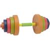 XUXHOU Set di Manubri Giocattolo per Bambini, Manubri Fitness in Plastica | Manico in Schiuma Antiscivolo, Riempibile con Sabbia o Acqua, Leggero per Gioco Al Chiuso