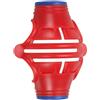 PATIKIL Stencil per Segnapalla da Golf 360 Gradi Triple Track Rosso/Blu | Strumento di Alrigo mento per Segnapalla per Uomini e Donne