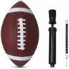 SZLIFE Pallone da Football Americano Ufficiale, Pallone da Allenamento Portatile, Comodo, Standard da Competizione, Pallone da Rugby per Sport Indoor, Pompa