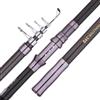 WANGSHAOWEI Canna da Pesca Frusta da Pesca Telescopica Rotante Portatile 2.4M, .7M, 3.6M, .9M, 4.5M Canna Viaggi Mare Barca Rock Carp Gear