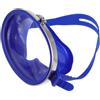 Healeved Scuba Diving Mask Ovali in PVC, Lente Singola Antiappannamento Blu, Maschera per Adulti, Visione Subacquea Cristallina e Protezione UV per Nuoto e Snorkeling