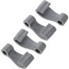 GLEAVI 4 Pezzi Gancio a J per Kayak in ABS, Robusto e Resistente all'Usura | Kayak e Paddle Board, Fissaggio Sicuro di Attrezzature, Ricambio per Ganci Rotti, Uso Esterno