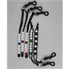HEMOTON 8 Pezzi Contatore Punteggi da Golf a Perline in Plastica | Conteggio dei Colpi e Punteggio, per Allenamento al Campo e Pratica Sul Driving Range Colore Casuale