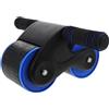 Luxshiny Ruota per Addominali Ab Roller Resistenza Regolabile e Rimbalzo Automatico | Impugnature Ergonomiche Antiscivolo, Gomma ABS Acciaio, per Casa e Palestra, Adatta a Principianti