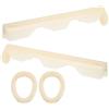 GLEAVI 2 Set Kit Riparatore di Stecche da Biliardo in Plastica Beige | Riparazione Precisa, Posizionamento Stabile, Adatto a Stecche da Pool e Snooker