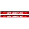 Generic Dart Throw Line Marker | Adesivi riposizionabili impermeabili Oche Tape | Marcatori autoadesivi per giocatori, per appassionati di casa, ufficio, feste, cantina, garage e sala pausa, set di freccette