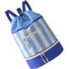 PENCHEAK Borsa tote con coulisse a forma di secchio | Tasca frontale con cerniera e zaino inferiore separato per accessori da nuoto