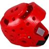 GALPADA Copricapo da Sparring per Eva, Rosso, Protezione | Vestibilità Regolabile, Design Aperto Sul Viso, Aree Ventilate per Orecchie, Parte Posteriore