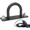 Generic Accessori resistenti delle parti del gancio delle corde di battaglia del | Heavy Duty Parete Staffa Attacchi Soffitto Palestra Parti Attrezzature Boxe Sacco Pesante Formazione Sacchi da boxe Amaca
