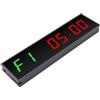 Alomejor Orologio Timer da Palestra con modalità di Intervallo, Display | Costruzione in Lega di Alluminio, Alimentazione di Tipo C, Telecomando Wireless Entro 32 Piedi, Montaggio a Parete o