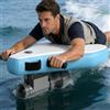 Generic Bodyboard/Paddleboard gonfiabile elettrico W/Underwater Scooter,Jet Board Electric Surfboard W/Thruster,3-in-1 Watercraft,10-Speed,3-7/9km/H,2500LB di carico,Gonfiabile adulto Jet Boat 700W