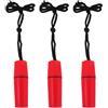 CLISPEED 3 Pezzi Contenitore Sigillato da Spiaggia Rosso in Plastica Laccio | Chiusura a Vite Ermetica, Struttura Galleggiante, Finitura Opaca Antiscivolo, per Kayak e Surfisti