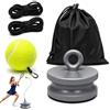 Qnbonrich Set da tennis con base in metallo da 1,2 kg, palla di alta qualità e corda | Palla da tennis, strumento di allenamento innovativo per giardino, parco e attività all'aperto, per adulti