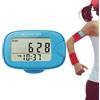 Generic Contapassi, misuratore di calorie bruciate, gadget per la registrazione del | Calcolatrice portatile per fitness | Dispositivo di misurazione leggero per esercizi, con clip per la salute personale