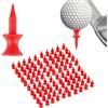 Generic Golf Tees Short Riutilizzabile 50 100 Pezzi Golf Tee Attrezzatura Golf | T-shirt da golf per uomo, confezione convenienza, per uomini e donne, golfisti, allenamento, campo da golf, cortile