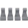 GALPADA 4 Pezzi Gancio per Kayak J in ABS, Accessorio Leggero | Montaggio Semplice, Formato Compatto e Trasporto Facile, per Barche e Sport Acquatici All'aperto