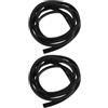 TOYANDONA 2 Pezzi Nastro di Protezione per Pagaia SUP, Bordo Nero in PVC | Antischegge Leggero, per Surf e Stand Up Paddling, Adatto a Principianti ed Esperti