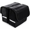 predolo Portapacchi Bicicletta Borse Pannier Posteriori Doppie Borse Laterali Bauletto Valigie Capacità 28L con Cinghie di Fissaggio E Bande Riflettenti