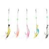 DIYEAH 5 Pezzi Esca Finta Gambero Notturna Uncino, in Silicone | Richiamo per Pesci Bass, Design Ardiglione, Colori Brillanti, per Acque Dolci e Pesca in Barca Colore Casuale